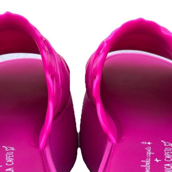 Melissa x Isabela Capeto + Chica Capeto Wedge Sandals Women's Size 8.5 Pink - Picture 2 of 5